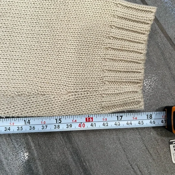 Tradition Country Collection Tan Cable Knit Full Zip Sweater Women’s SP - Picture 6 of 8